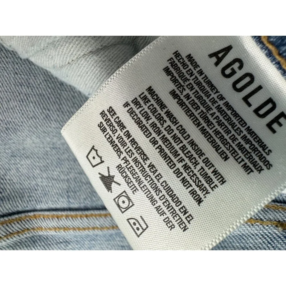 Agolde Sophie Ankle Skinny Women's Denim Jeans Organic Cotton Stretch 27X28 - Picture 15 of 16